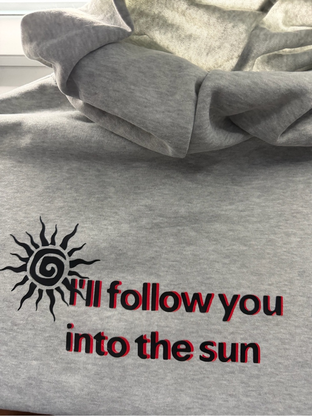 Custom BTS into the sun zip up Hoodie